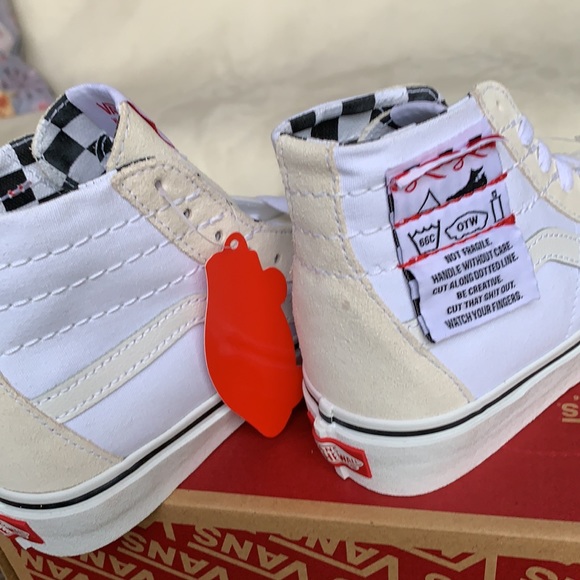 VANS SK8-Hi TAPERED DIY White/True White WMNS - Picture 14 of 15
